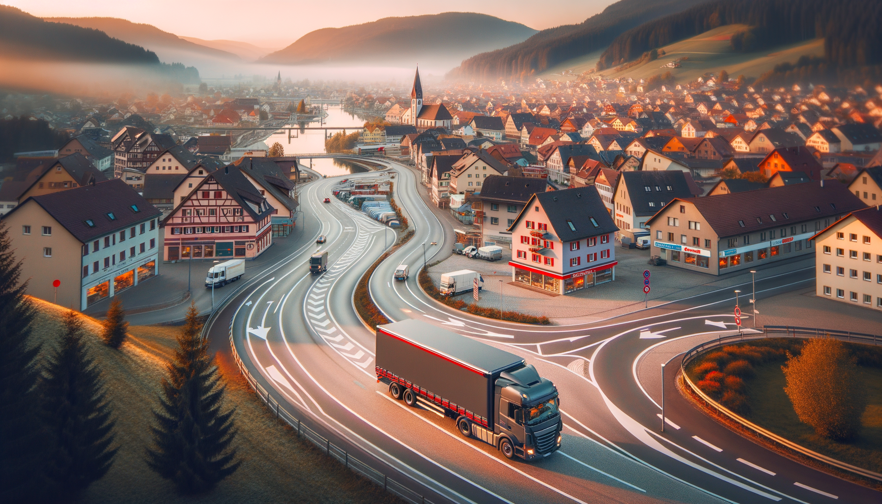 LKW Transporte ab Sankt Georgen im Schwarzwald