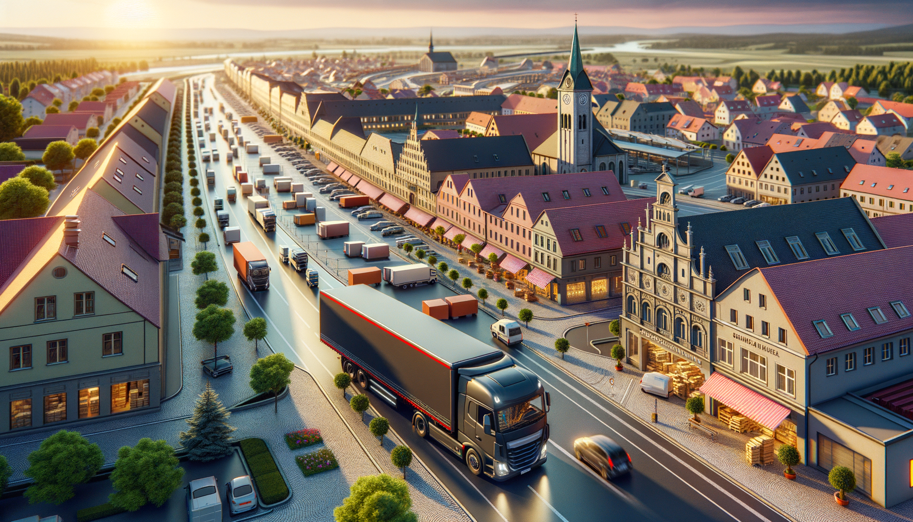 LKW Transporte ab Schwesing