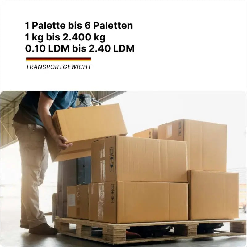 Stückgut Transport-Kosten? Jetzt unverbindlich kalkulieren