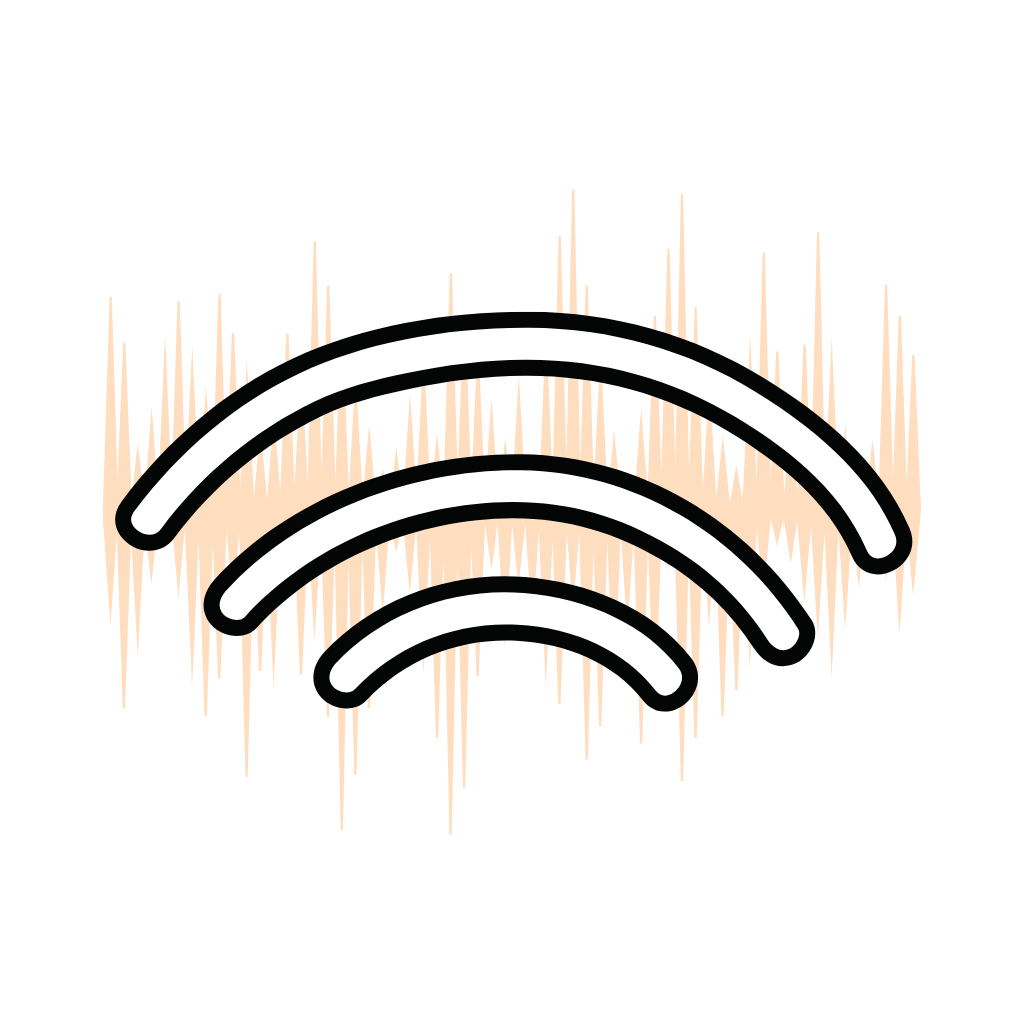Icon für digitale Verbindung oder WLAN – Datenübertragung im Logistiksystem