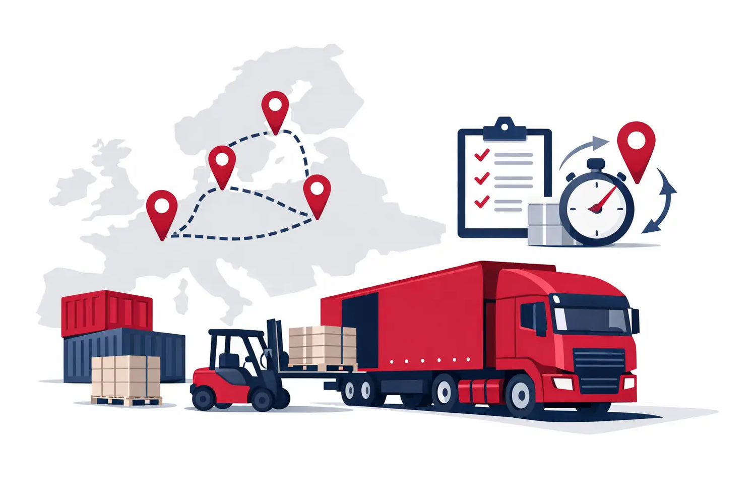LTL Versand richtig planen ohne Leerfahrten
