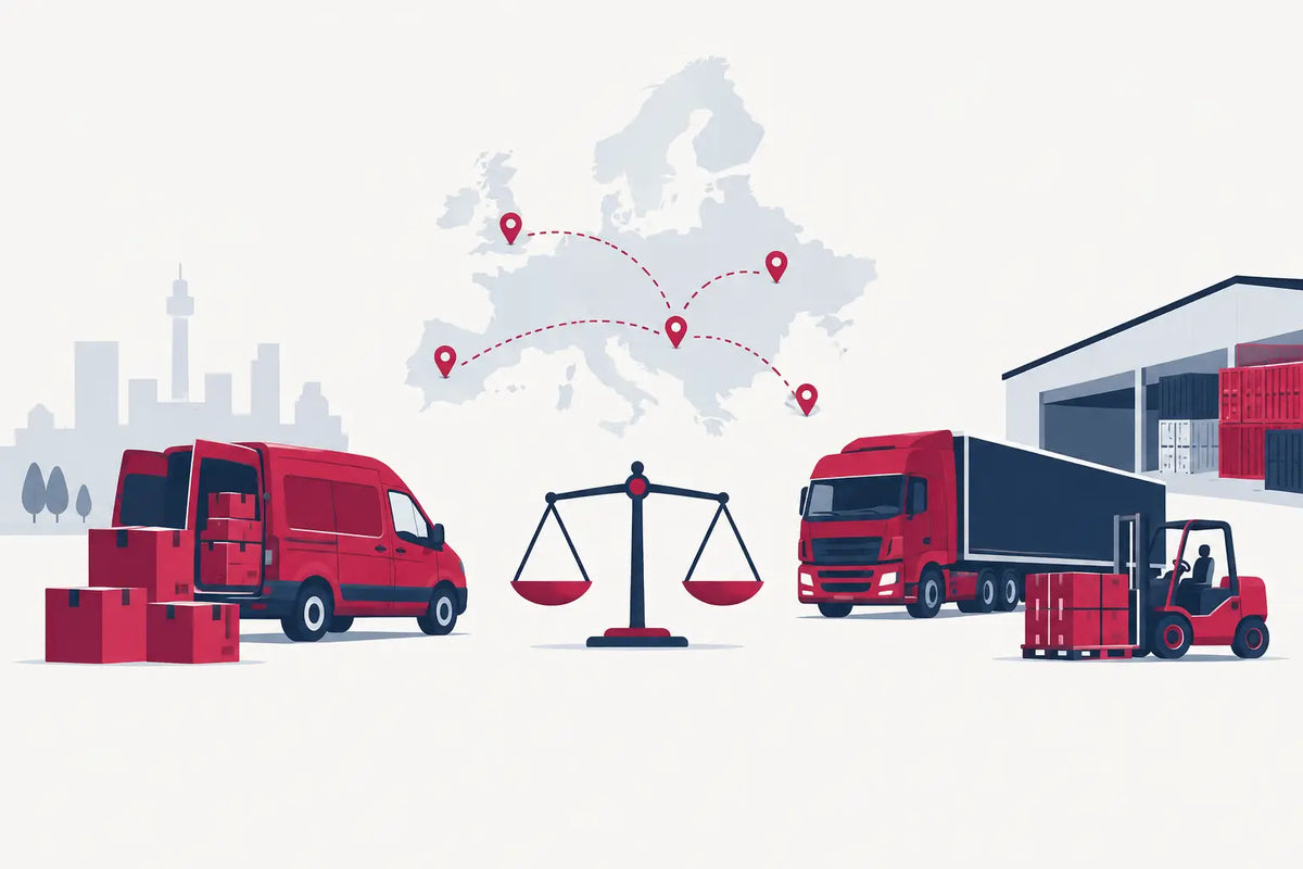 Kurierfahrt vs Stückgutversand: Kosten im Vergleich
