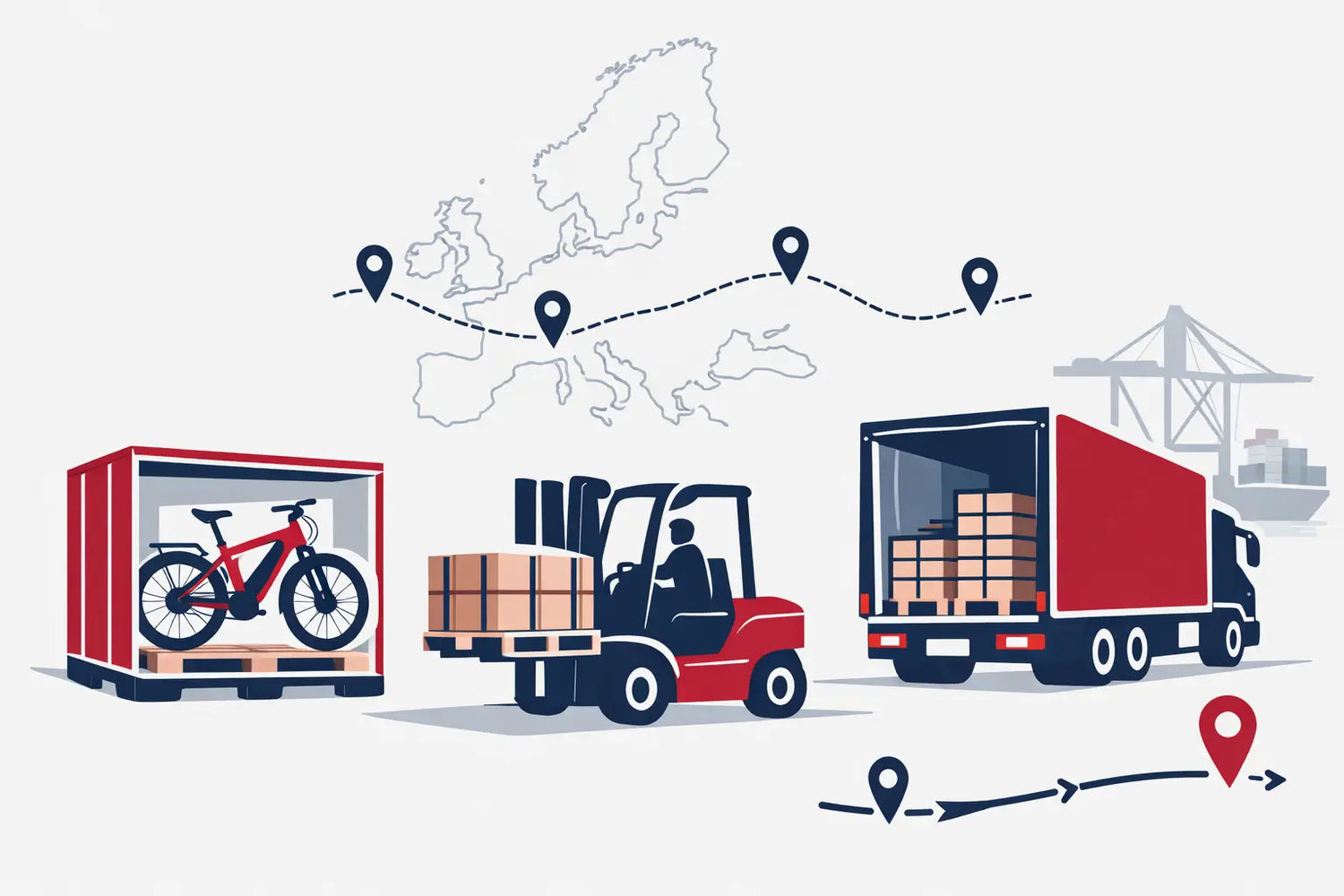 E Bike versenden per Spedition