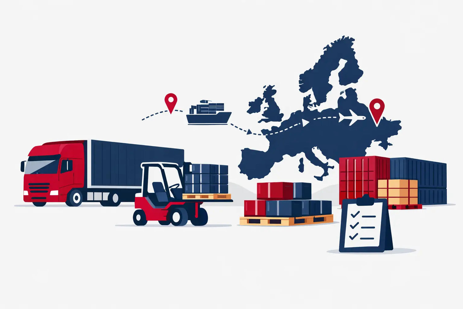 Palettenversand für Unternehmen richtig buchen