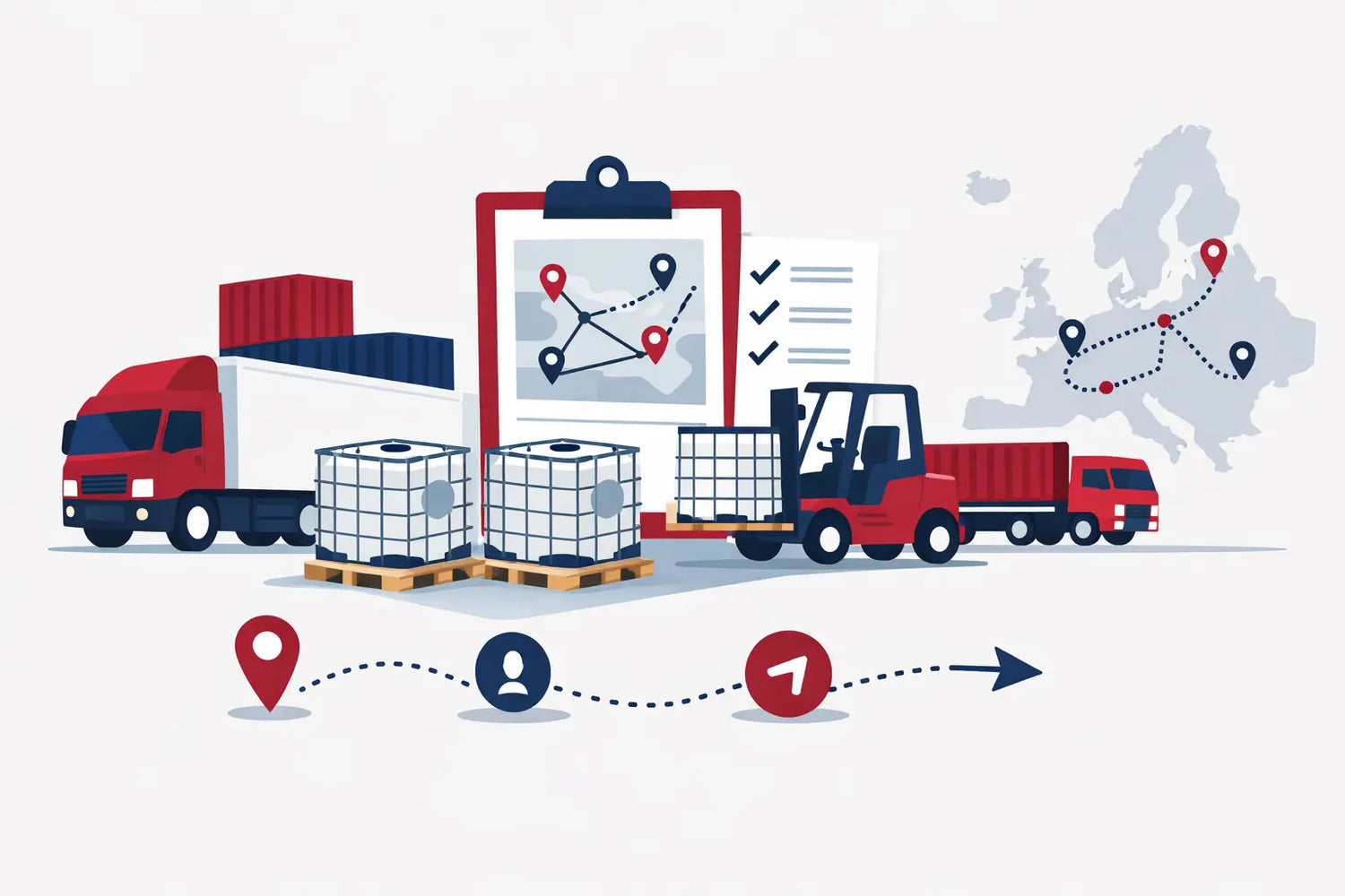IBC Container Transport richtig planen