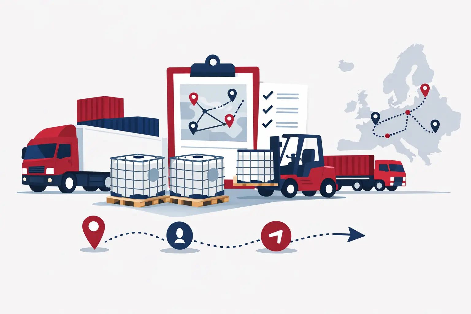 IBC Container Transport richtig planen