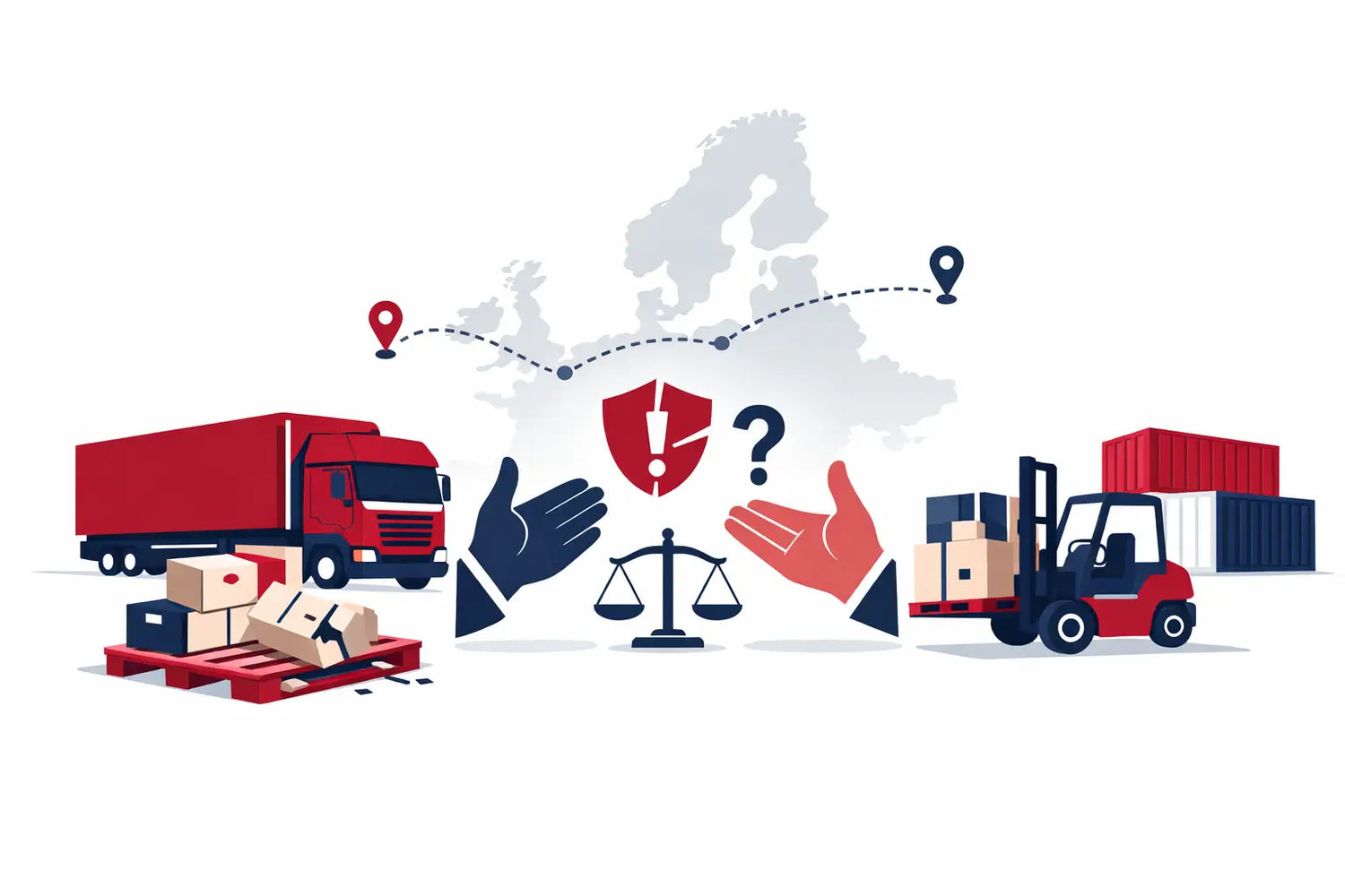 Wer haftet bei Transportschäden im B2B?