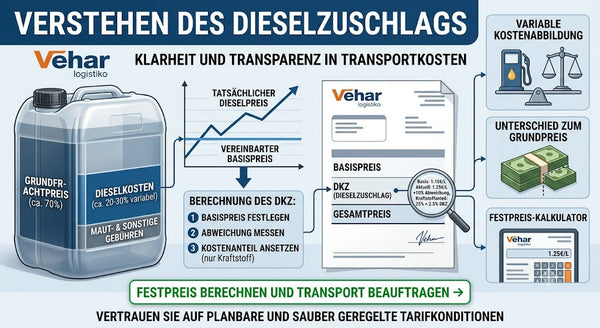 Dieselzuschlag in der Spedition – einfach erklärt