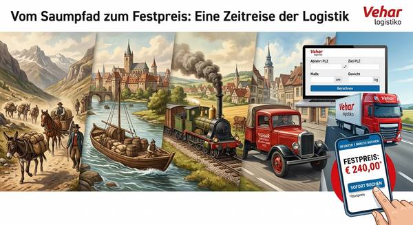 Wie wurden Waren früher transportiert? Eine kurze Geschichte