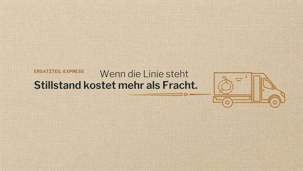 Maschinenstillstand: wenn der Ersatzteil-Express über die Fracht entscheidet