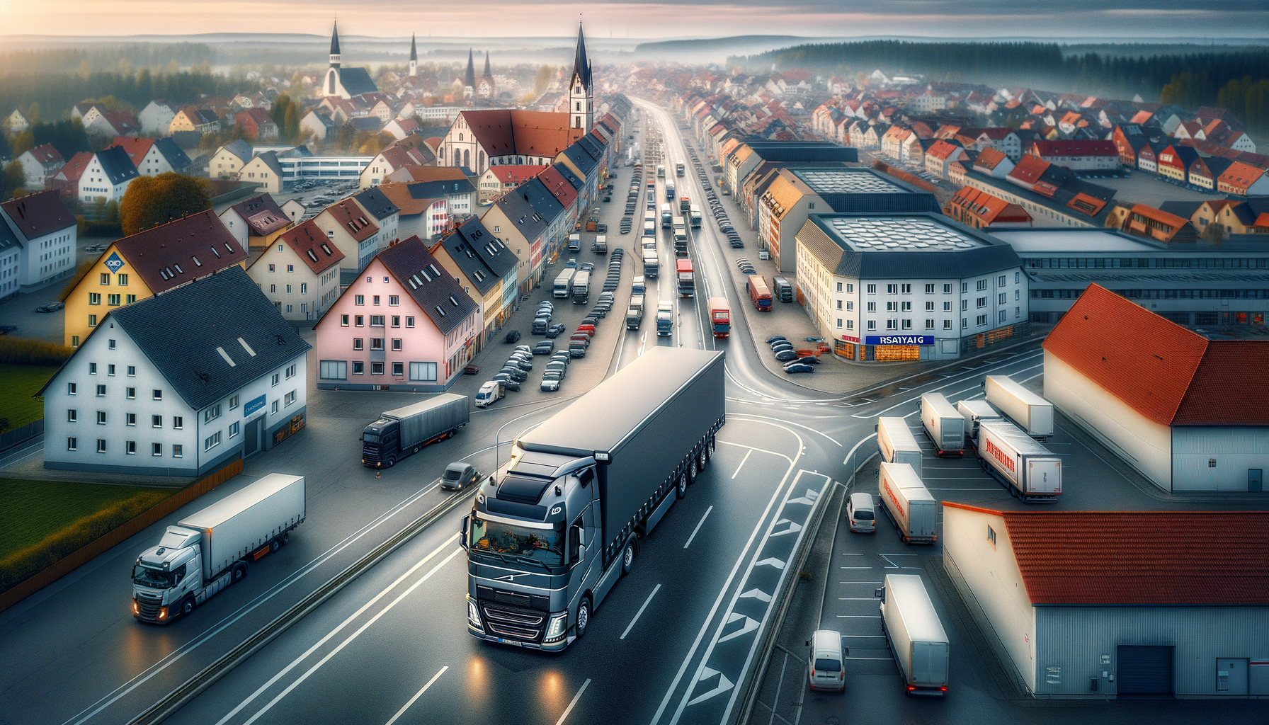 LKW Transporte ab Grafschaft
