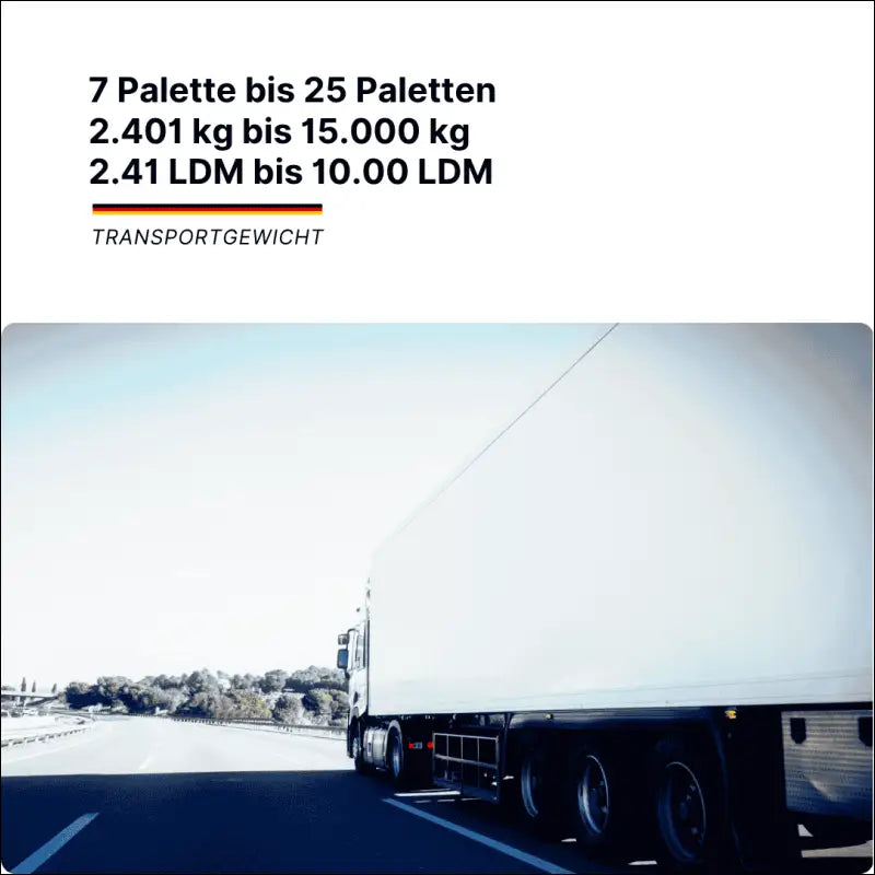 Günstiger Teilladung LTL-Transport  – paletten transportieren