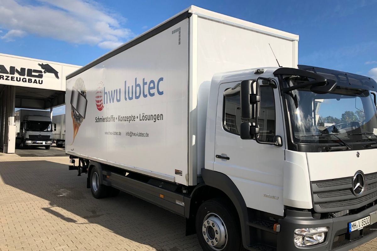 Palettenladung im LKW Trailer