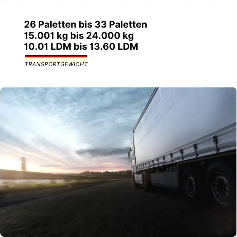 Komplettladung FTL-Transport für große Sendungen – direkte Lieferung ohne Umladung
