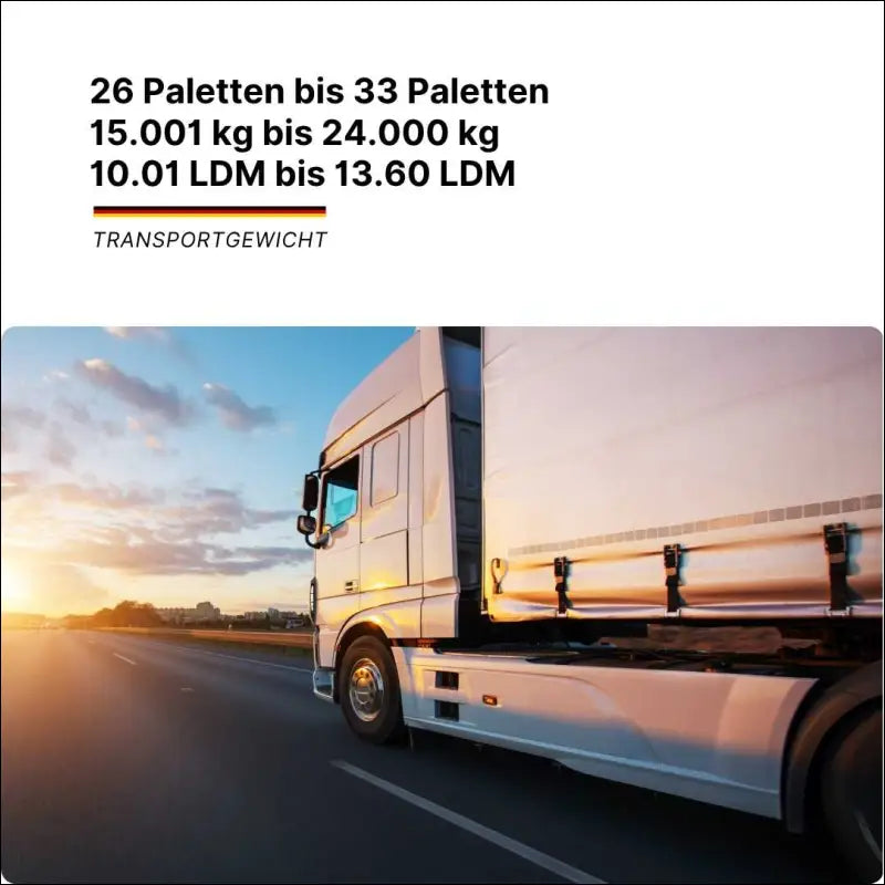 Komplettladung FTL-Transport für große Sendungen – direkte Lieferung ohne Umladung