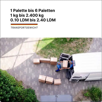 Stückgut Transport in Deutschland bis 2.400 kg versenden - Stückgutversand