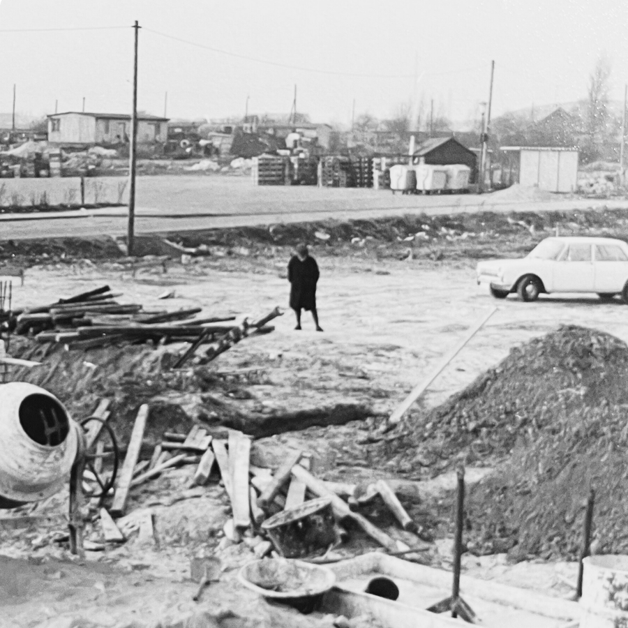 Bau des ersten eigenen Firmenstandorts von Vehar im Jahr 1966