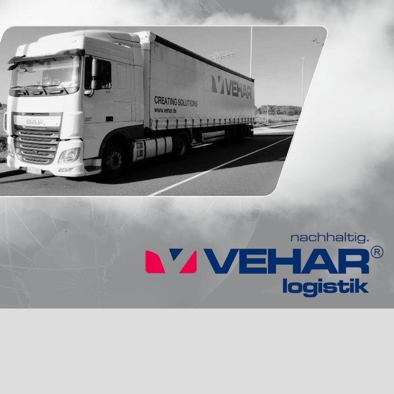 Internationale 40-Tonnen-LKW-Transporte mit Vehar logistiko