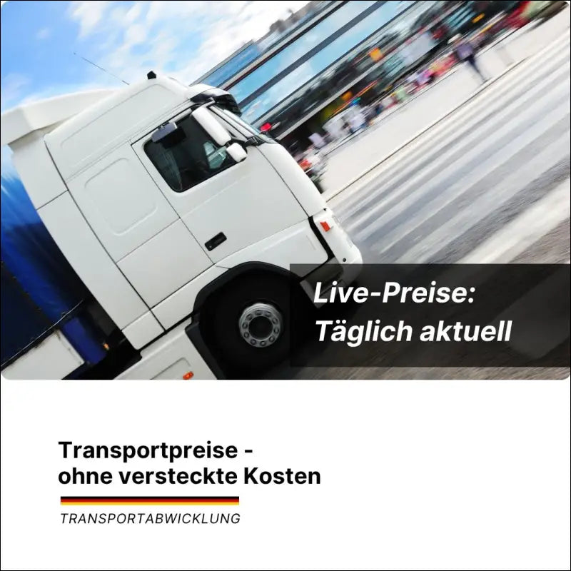 Teilladung LTL-Transport  Deutschland – spedition kosten