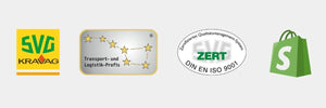 ISO 9001 zertifizierte Spedition mit geprüften Partnern
